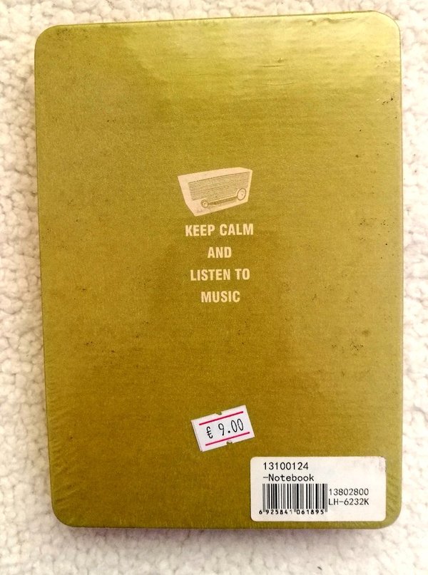 Notizbuch Keep Calm (Hardcover, liniert)